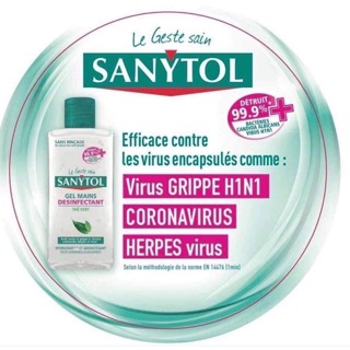 Gel rửa tay sanytol