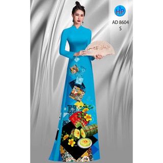 [NEW] Vải áo dài in 3D họa tiết TẾT, vải áo mềm, hình thật