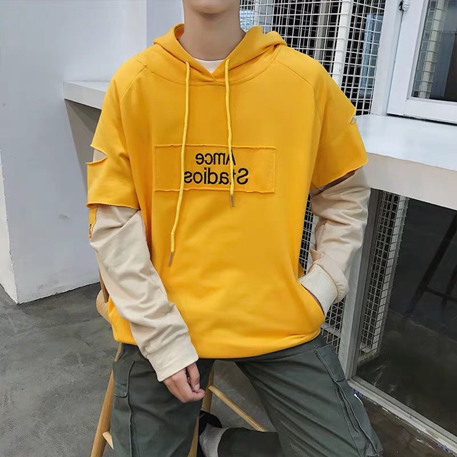 Áo hoodie nỉ unsiex form rộng Studios nam nữ ulzzang Wind | BigBuy360 - bigbuy360.vn