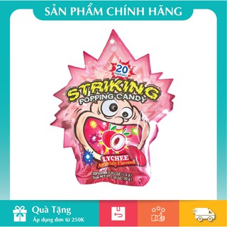 [HÀNG CHÍNH HÃNG] KẸO NỔ STRIKING VỊ VẢI 15G