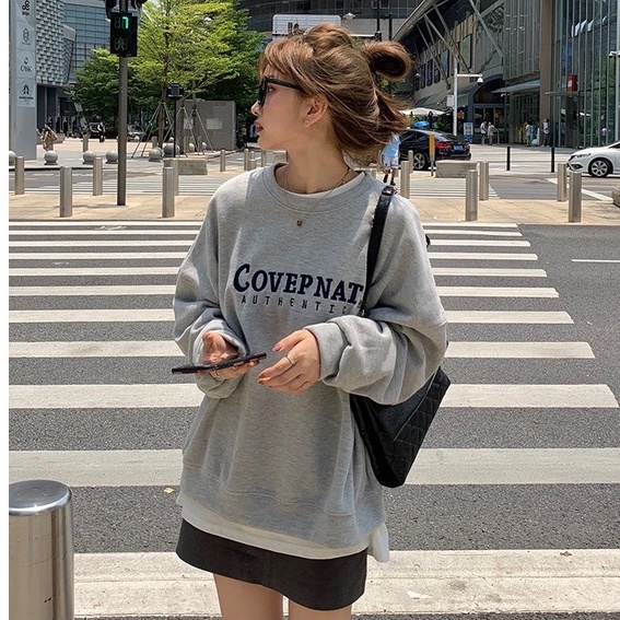 Áo Sweater Nỉ Form Rộng COVERNAT Form Rộng Nam Nữ Unisex Ulzzang