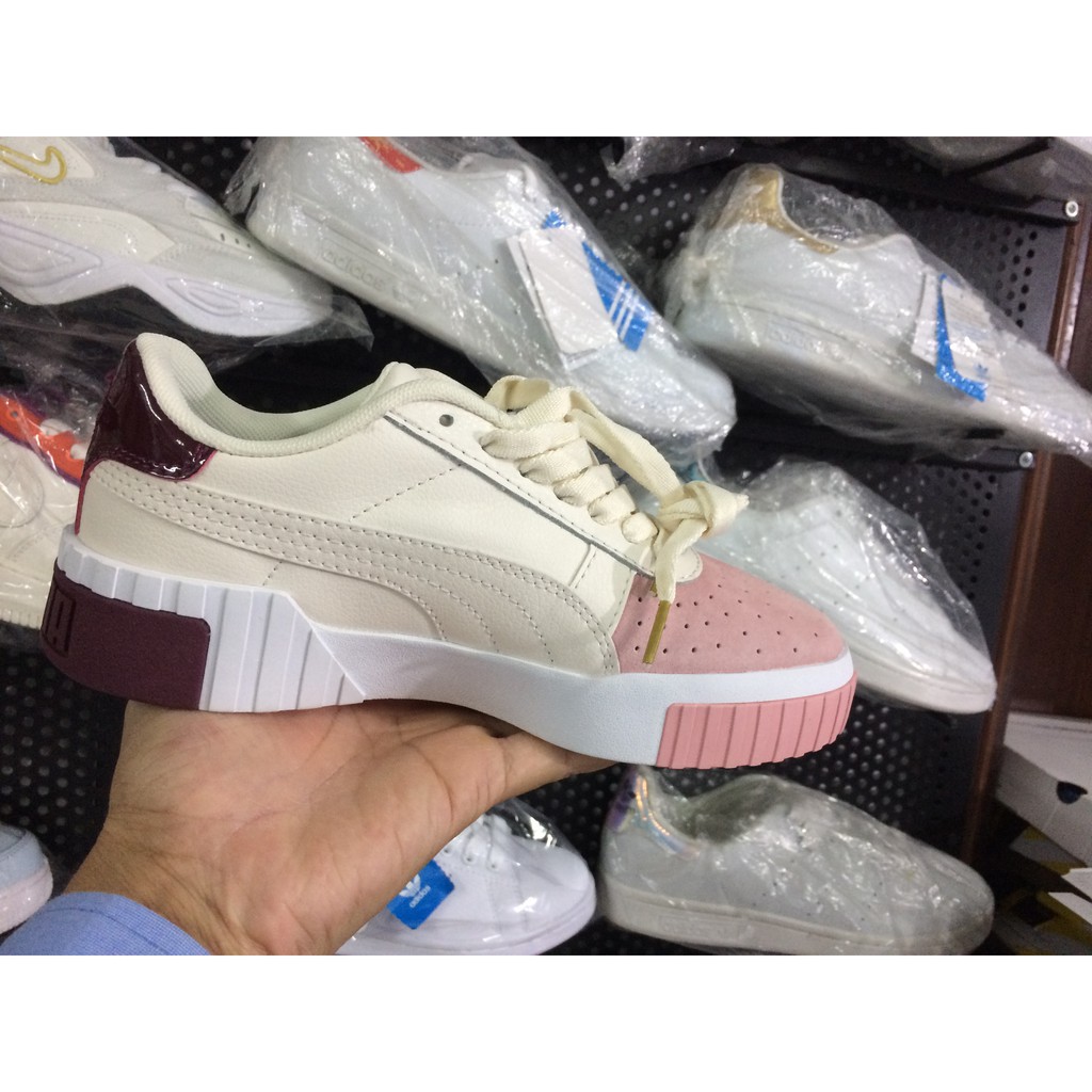 giày puma cao cấp mũi hồng gót tím