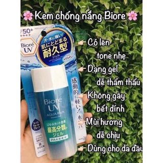 Kem chống nắng Biore Nhật + son Cezanne