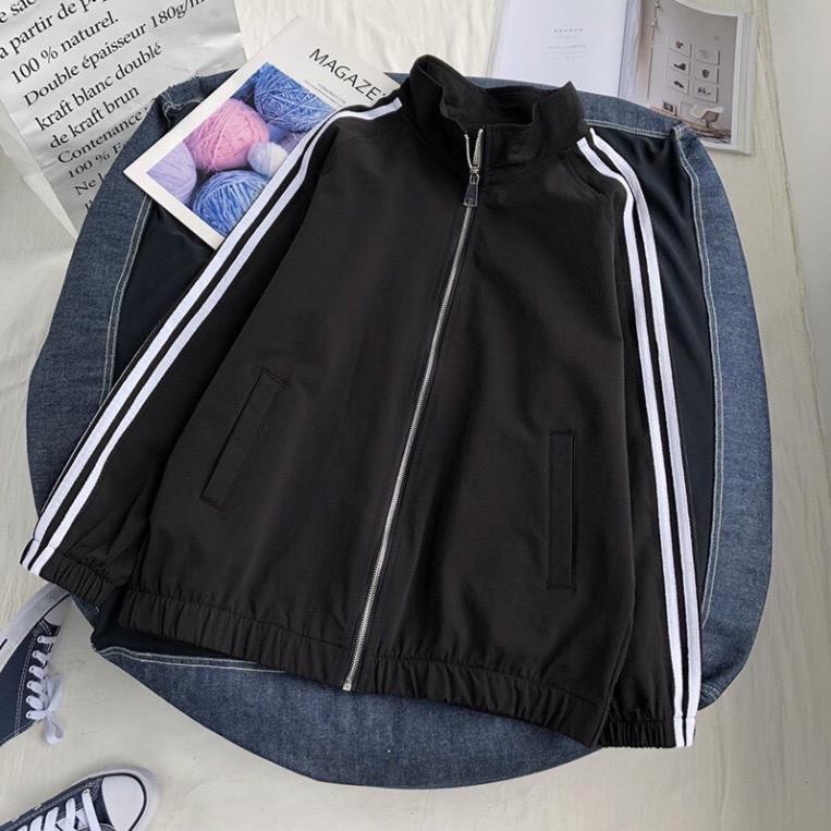 Áo gió thể thao- Áo khoác Nam Nữ 3 sọc - Áo khoác nữ thể thao cao cấp | BigBuy360 - bigbuy360.vn