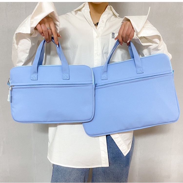 Túi Đựng Laptop Màu Trơn 11-Inch 13 Inch Phong Cách Hàn Quốc