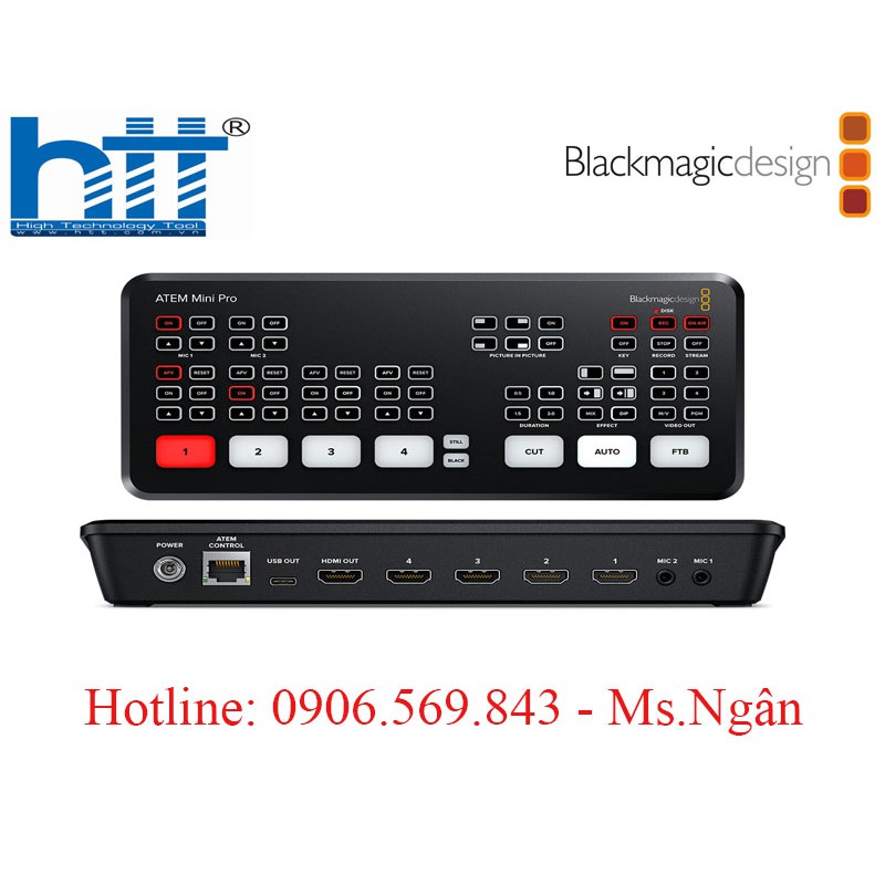 BỘ TRỘN HÌNH ATEM MINI PRO - CHÍNH HÃNG BLACKMAGIC DESIGN