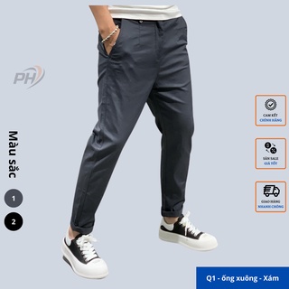 Quần jogger nam kaki basic ống đứng phong cách năng động trẻ trung
