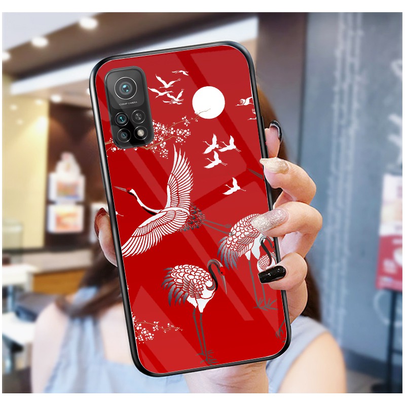 Ốp Lưng Xiaomi Mi 10T, 10T Pro 5G mặt kính cường lực cao cấp
