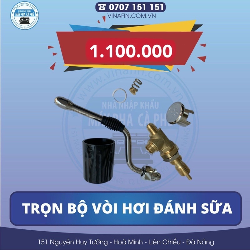 Trọn Bộ Vòi Hơi Steam Máy Pha Cà Phê - Nhập Khẩu Trực Tiếp Từ Ý 100%