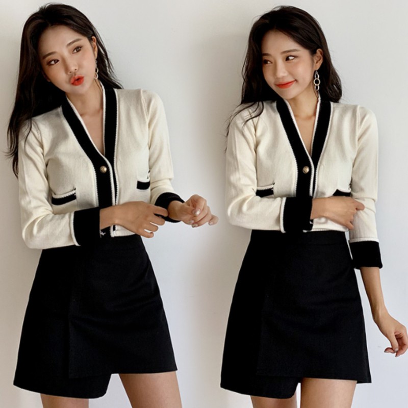 Áo Khoác Cardigan Dệt Kim Phối Túi Phong Cách Hàn Quốc Xinh Xắn Cho Nữ | BigBuy360 - bigbuy360.vn