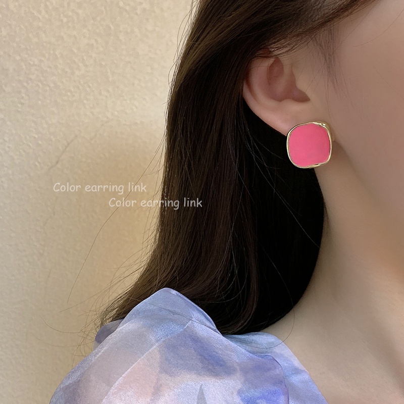 Bông Tai Hình Tròn tok tok Phong Cách Pháp Sang Trọng Thời Trang Cho Nữ 2023