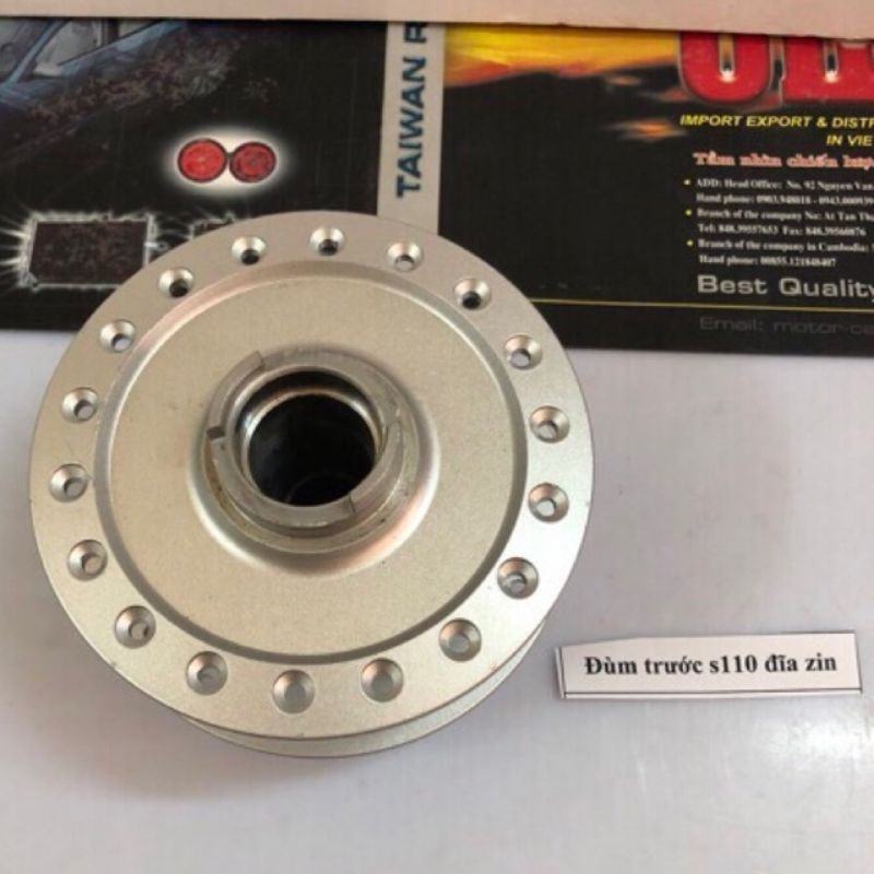 Đùm trước Honda wave s110 phanh đĩa / may ơ trước wave s110 chính hãng honda