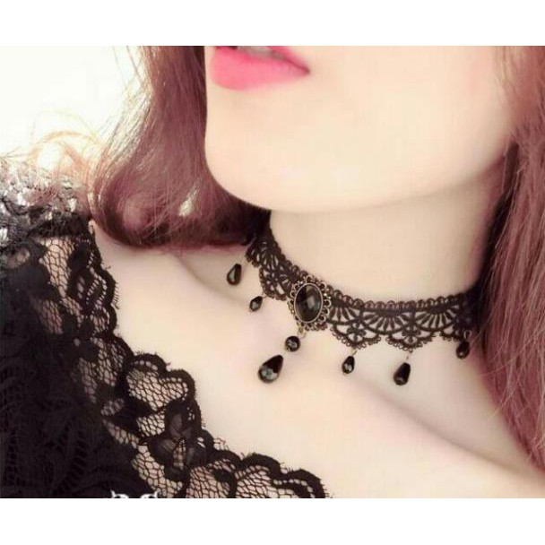 [THANH LÝ] Vòng Choker đính hạt kiểu dáng hàn quốc - Hà Nội