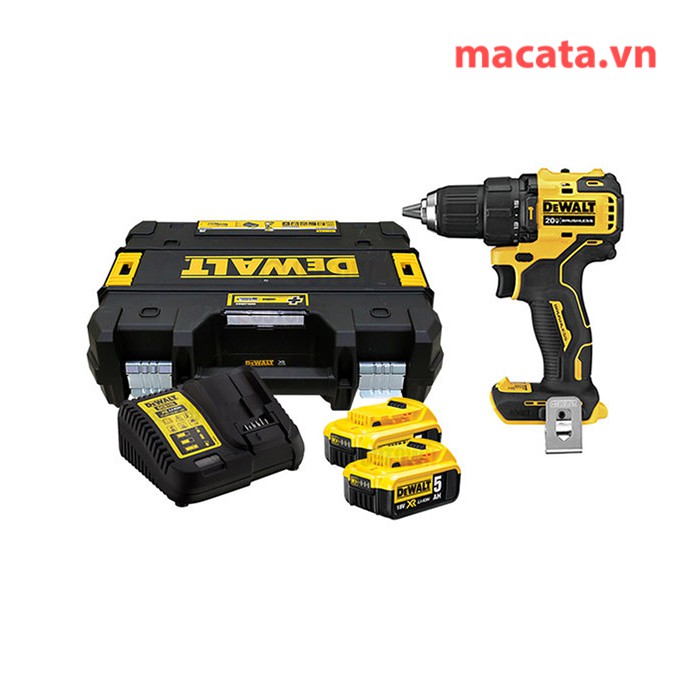Máy khoan pin Dewalt DCD709P2 2 Pin 18V 5Ah không chổi than