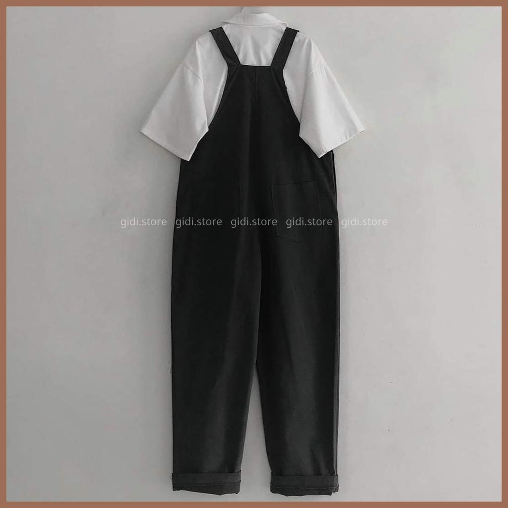 Quần YẾM TAG vải kaki Nam Nữ Unisex 2 màu Xanh lá/Đen form rộng DÁNG SUÔNG ULZZANG