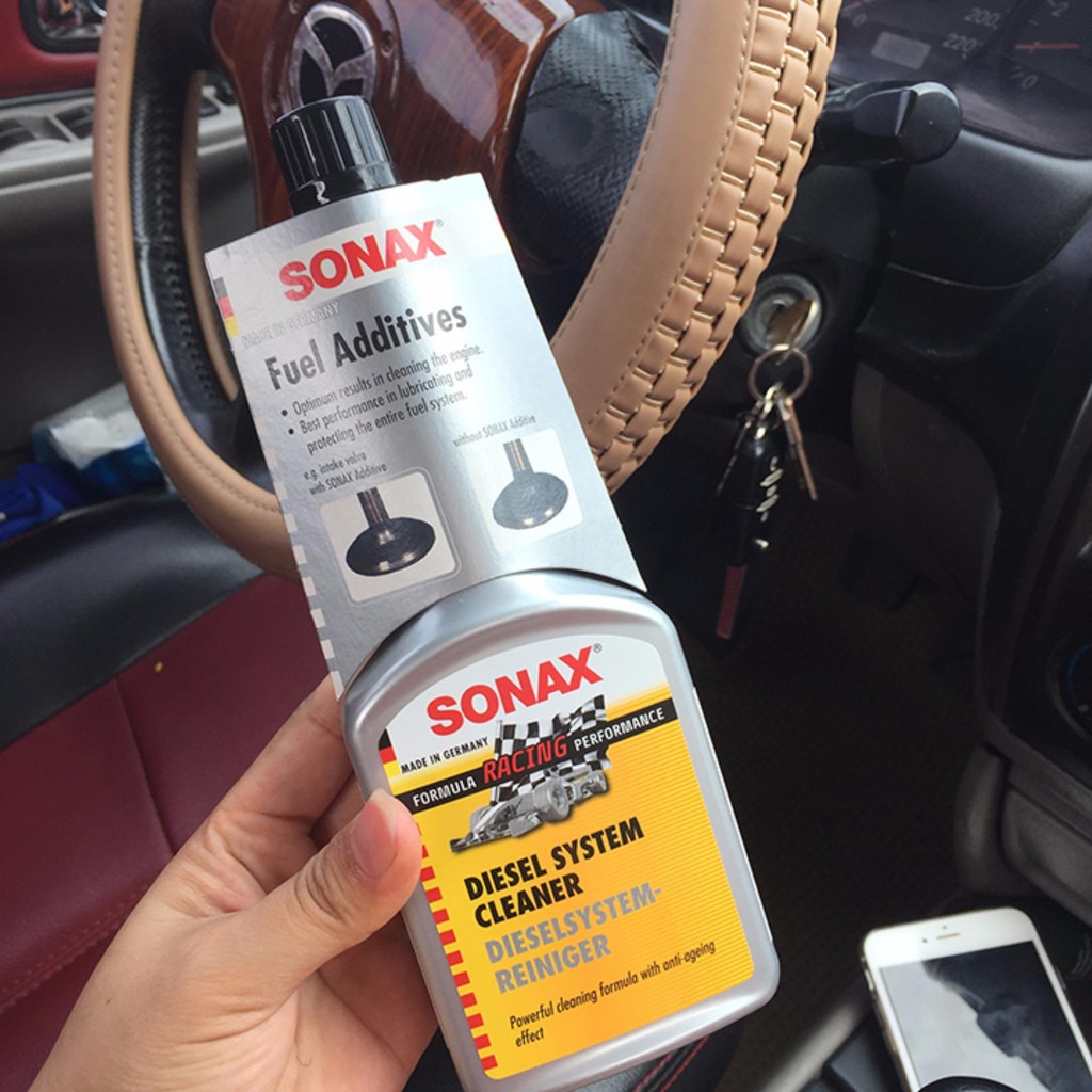 Chai làm sạch động cơ dầu Sonax Diesel System Cleaner 250ml