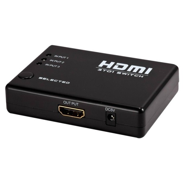 Bộ gộp HDMI 3 vào 1 ra - Gộp HDMI 3 ra 1