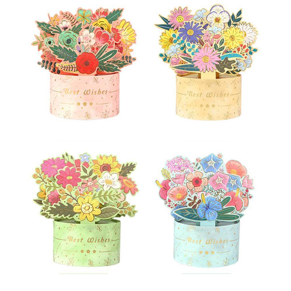 Thiệp Chúc Mừng Ngày Nhà Giáo Đính Hoa Handmade Xinh Xắn Thẻ