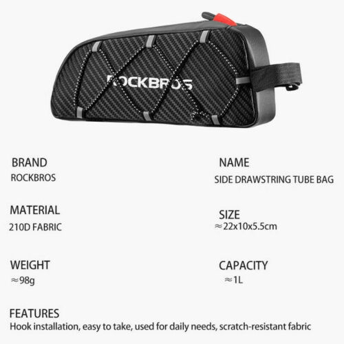 Túi đựng vật dụng Rockbros treo xe đạp 1L tiện lợi