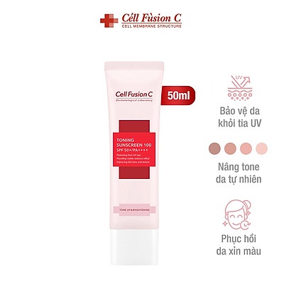 Kem Chống Nắng CELL FUSION C Laser Suncreen 100/Toning Suncream 100 Hồng 50 ML