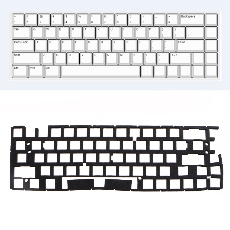 Bộ 2 Đệm Xốp Mềm Mại Đơn Giản Cho Công Tắc Âm Thanh 68-Layout