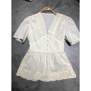 Áo peplum pha ren chit eo HA06