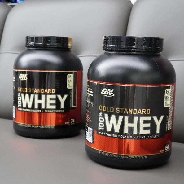 Whey Protein GOLD STANDARD ON 5Lbs - 2,3kg  Sữa Tăng Cơ Phát Triển Cơ Bắp Tối Ưu, Nhập USA 100%