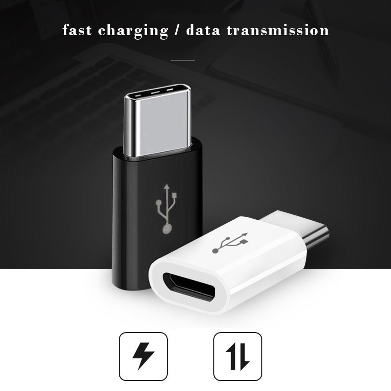 Đầu chuyển đổi từ cổng micro USB sang giắc cắm Type-C dùng cho điện thoại Android Huawei Xiaomi Samsung OPPO | BigBuy360 - bigbuy360.vn