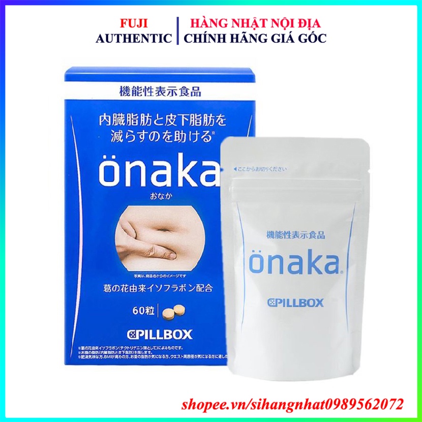 Viên uống giảm mỡ bụng Onaka 60 viên