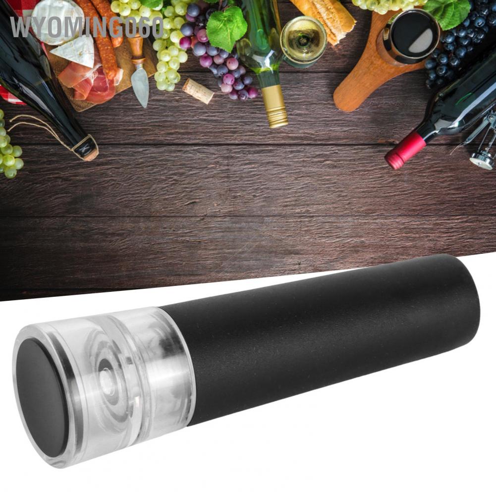 Wyoming060 Vacuum Wine Stopper Reusable Bottle Easy to Use for Home Kitchen Bar