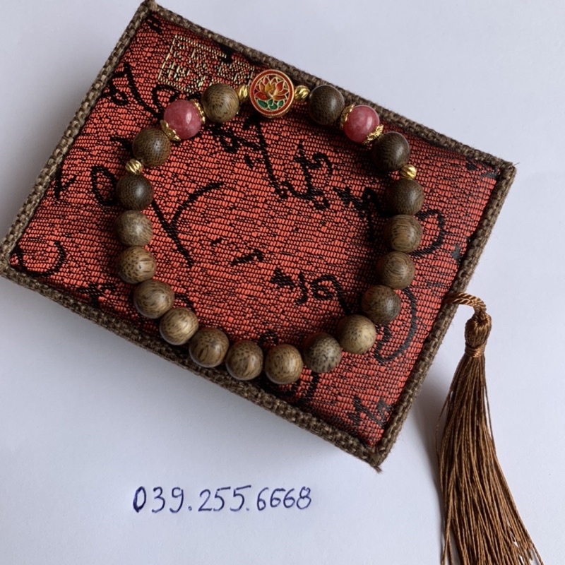 Vòng Tay trầm hương mix charm bạc ta xi vàng cao cấp các mẫu chuẩn đẹp
