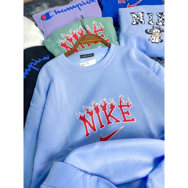 [Mã 12FASHIONSALE1 giảm 10K đơn 50K] [SIEU SALE] Sweater nỉ cotton tay bồng nhiều hình dày dặn (kèm ảnh thật) | BigBuy360 - bigbuy360.vn