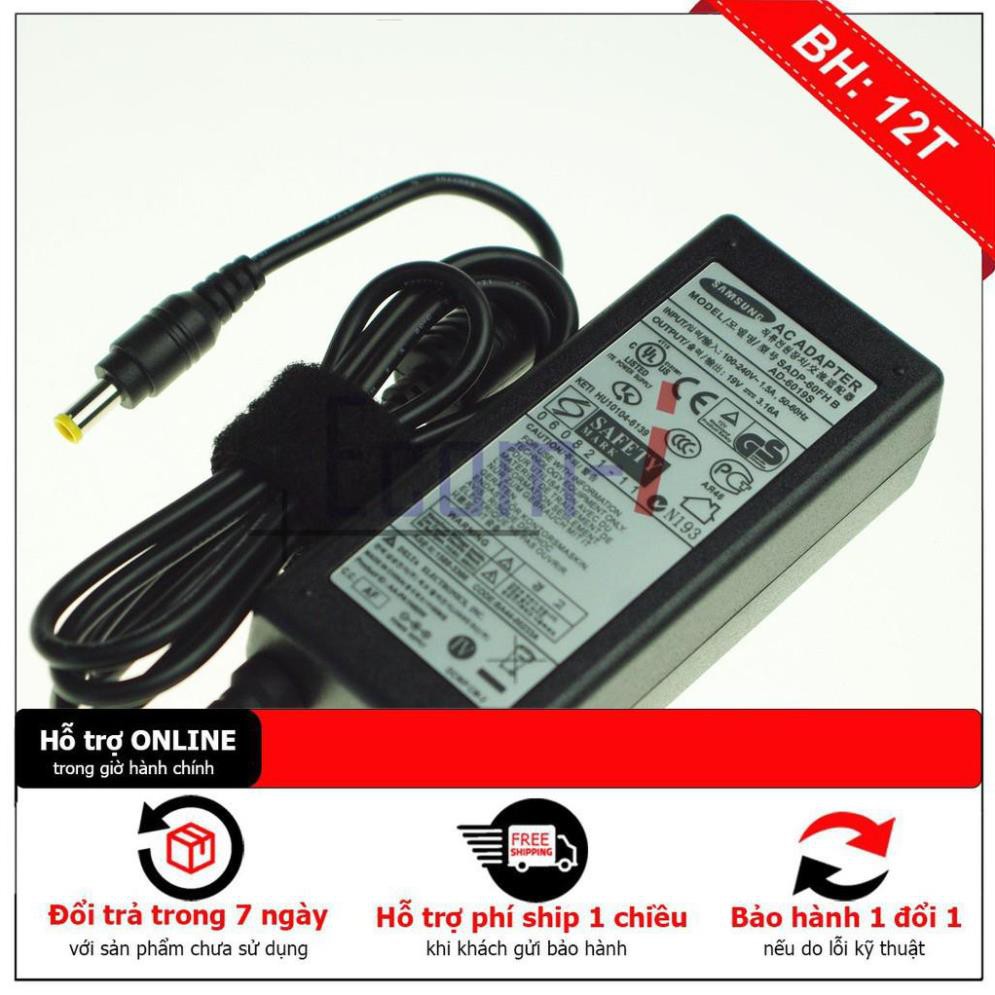 Sạc Dành Cho Laptop Samsung 19V - 3.16A 60W