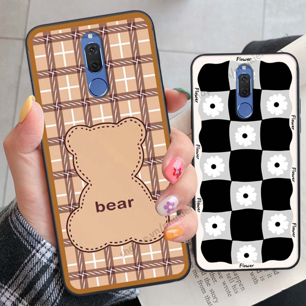 Ốp lưng Huawei Nova 2i ốp điện thoại LineBear, bé tóc xù, hoa siêu đẹp