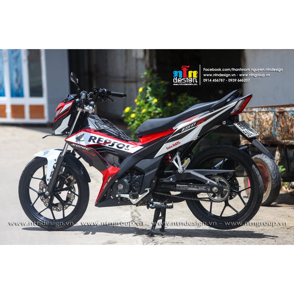 tem rời sonic trắng đỏ đen