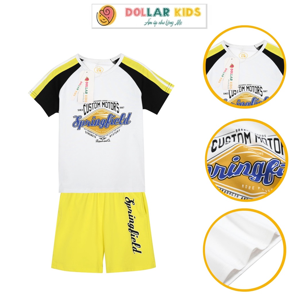 Đồ Bộ Cho Bé 100%Cotton Dollarkids Từ 10kg Đến SiZe Đại Mã R31