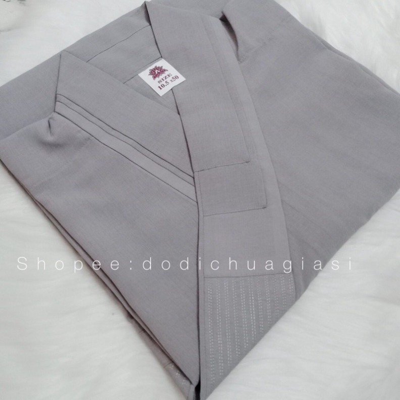 [ 40-75KG ]  Đồ Lam Đi Chùa # Áo Tràng Phật Tử Vải Đài Loan Cao Cấp# Áo Choàng# Vải Mát - Đồ lam đi chùa  - Set lam Phật | BigBuy360 - bigbuy360.vn