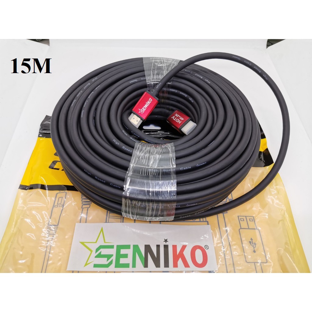 [Mã ELHACE giảm 4% đơn 300K] Dây HDMI Tròn 10M-5M-3M-1.5M Seniko