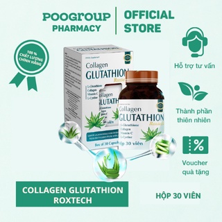 Viên uống Collagen Glutathion Roxtech bổ sung Collagen, L-cystine, Glutathion, Vitamin E C cho cơ thể, làm đẹp sáng da