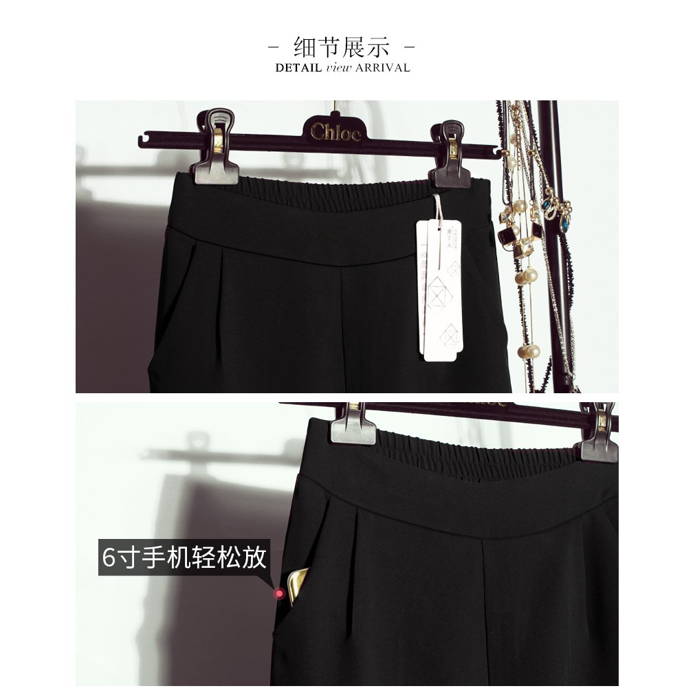 Quần ống rộng lưng thun co dãn cho nữ | BigBuy360 - bigbuy360.vn