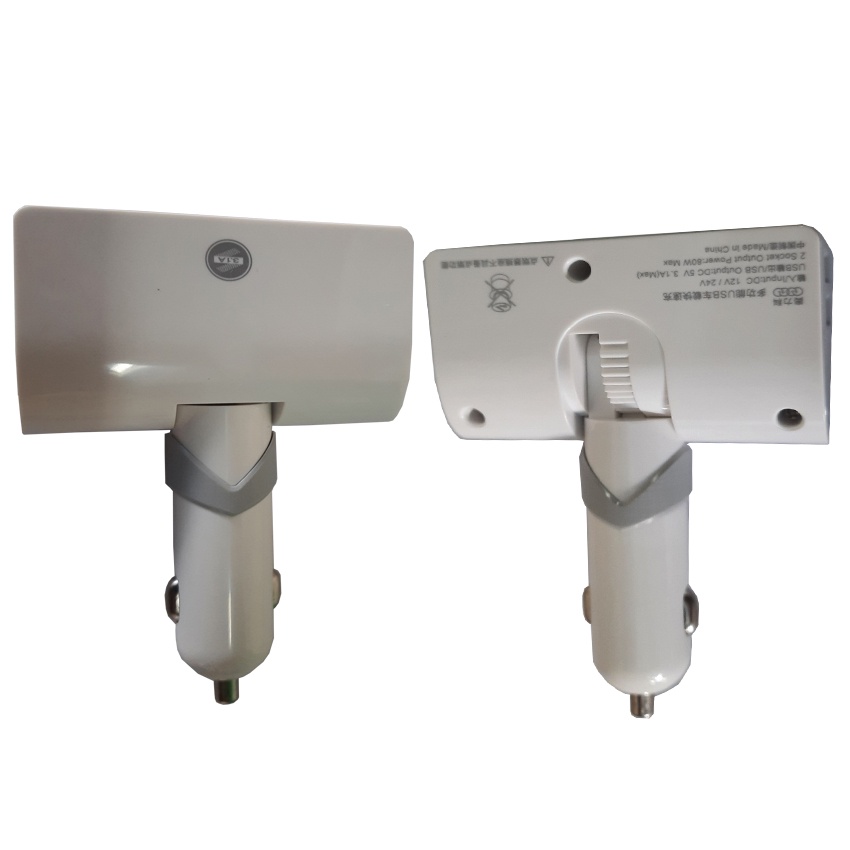 BỘ CHIA TẨU SẠC Ô TÔ 2 LỖ + 2 USB