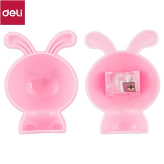 Gọt chì mini Deli - Xanh/Trắng/Hồng - 1 chiếc - E0560 [Deli]