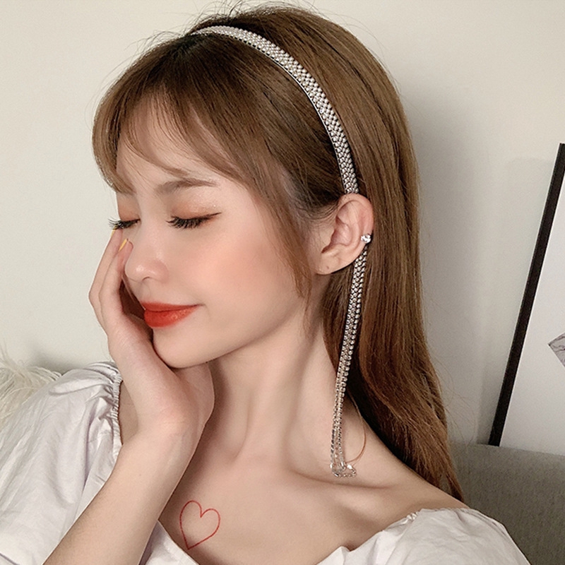 Cài tóc đính đá kiểu dáng sang trọng cho nữ