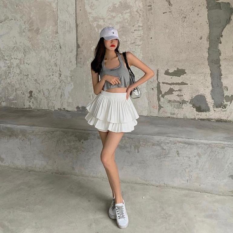 VÁY LƯNG CAO DẬP LY HAI TẦNG CÓ QUẦN BẢO HỘ V5 [Hàng Siêu Cấp] | BigBuy360 - bigbuy360.vn