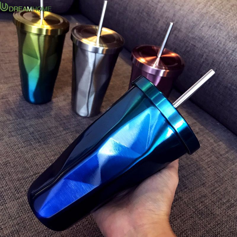 Cốc Đựng Cà Phê 500ml Bằng Thép Không Gỉ 304 Lớp