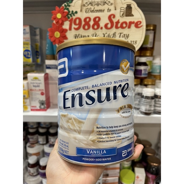 Sữa ensure Úc 800g (date t5/2023 MẪU MỚI NHẤT )