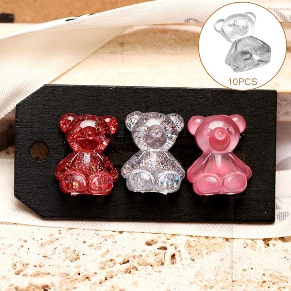EXPEN Thẻ Màu Vẽ Móng Nghệ Thuật Trong Suốt Hình Gấu Siêu Bền Dành Cho Bạn Nữ