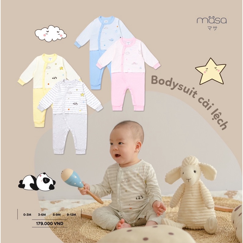Body vạt lệch pettit Masa siêu mềm, mát