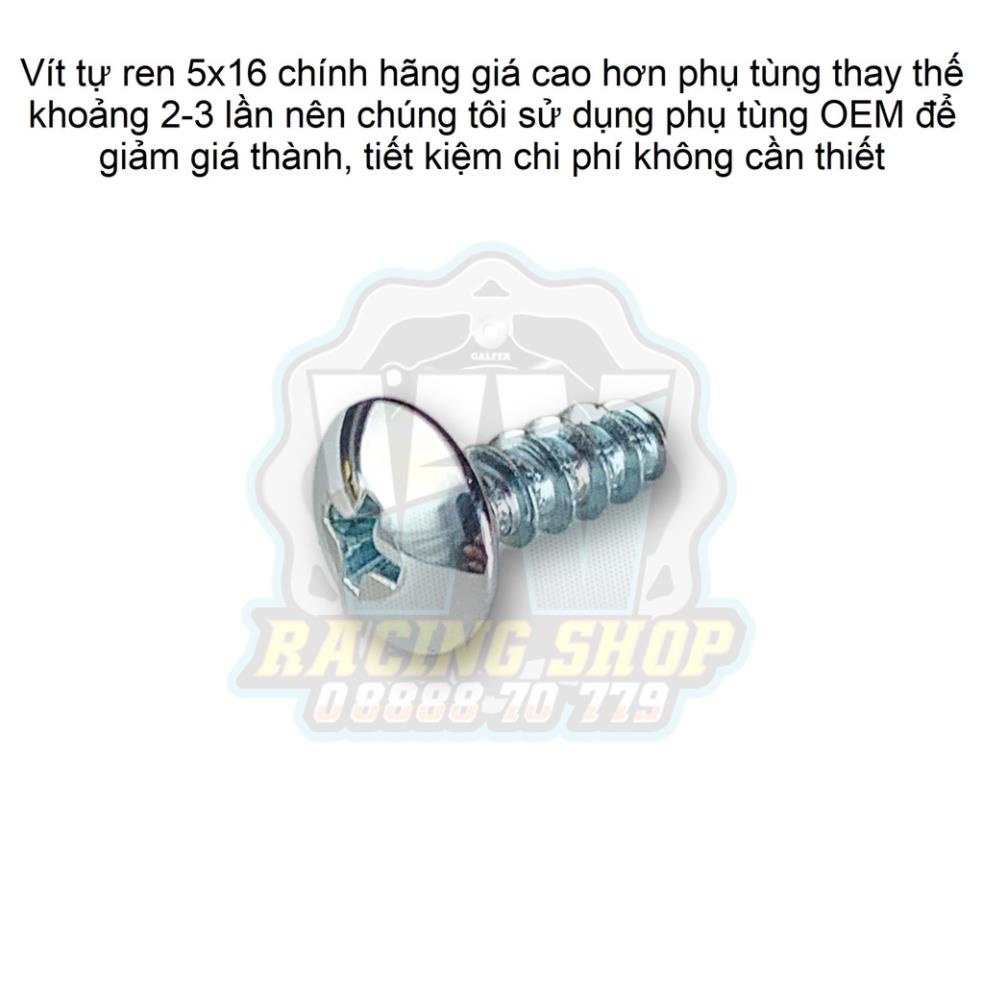 Vít Tự Ren 5x16 - Ốc Xoắn 5li Dàn Áo Honda Winner V1 - Winner X - AB - SH - ...