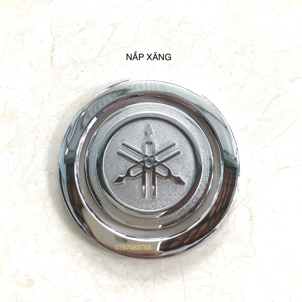 nắp xăng grande, freego, latte mạ crom
